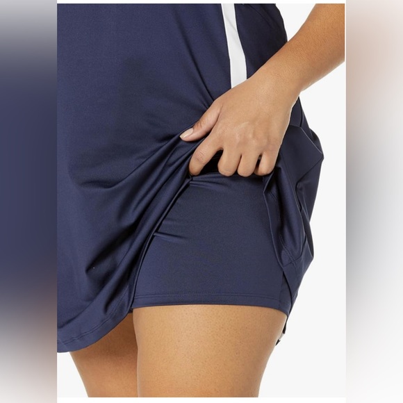 Callaway Women’s Plus Swing Tech Colorblock Short Sleeve Golf Dress,Inside short - Picture 2 of 5